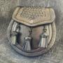 Half-tooled basket weave Day sporran