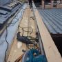 Building a box gutter and waterproof with torch on