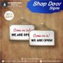 Open Closed Door Sign