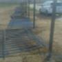 Palisade fence installation