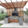 clear roof wooden pergolas