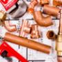 Plumbing from paper to ground