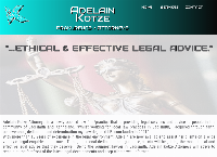 Adelain Kotze Prokureurs / Attorneys / Lawyers's website