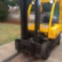 Forklift ready for work