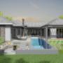 Modern Single Story House