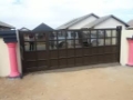 Aluminium sliding gate manufactured and installed by Pretoria Gates Pty Ltd