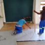 Laminate floor installations