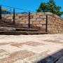 Retaining wall closed