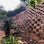 Retaining wall open