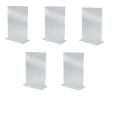Plastic T-Menu Stand - 5 Pack