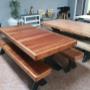 Table and benches