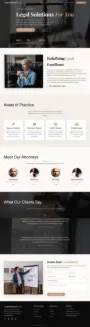 Lawyer Custom Website  Design Template