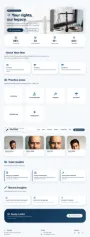 Law Firm Custom Website Template Design