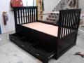 Black Custom Bed