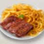 A plate of the new Wimpy Peri-Peri Chicken Burger
