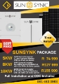 5kw, 8kw 10kw Sunsynk Solar system
