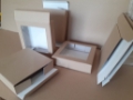 Self locking flap in lid box 100x30x100mm