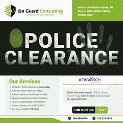 On Guard Consulting-Pty Ltd (AFISWITCH/HURU/MIE PARTNER PRETORIA CENTRAL)