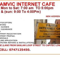 PAMVIC INTERNET CAFE.