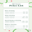 Price List