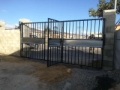 Drive way steel gate