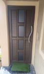 Aluminum front door