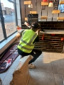 KFC kiosk installation