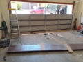 garage door install before