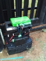 gate motor install before