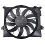 Radiator Cooling Fan Assembly A1645000093 Fits Mercedes-Benz GL320 GL350 GL550 ML320 ML350
