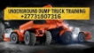 UNDERGROUND DUMP TRUCK TRAINING RUSTENBURG