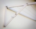 Foldaway washing line bracket