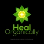 Heal organically flower logo