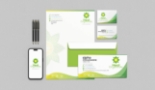 Corperate ID WHite Paper Stationery Mockup