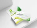 Heal Organics White paper design -Business Card