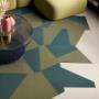 Get a flooring solution that has limitless creativity with the Fliptile range from Belgotex in the Envy & Shade carpet tile colourway.