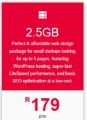 2.5GB Web design Package