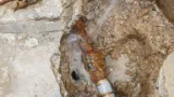 underground pipe burst