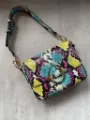 Aldo Multicolour Snake Print Handbag