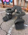Alexander Wang Black Spike Heel Sandals