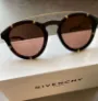 Givenchy Brown Tinted Aviator Sunglasses
