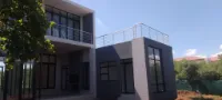 Stainless steel balustrades on rooftop entertainment area in Midrand