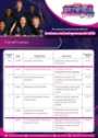 List of courses 1 to 6