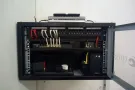 telephone system cabinet install
