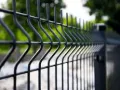 Closeup clear view fence