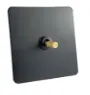 Elegant - Black with Gold Toggle