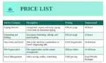 NK Administrators Price List