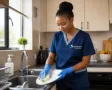 Cleaning Crew washing dishes