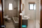 Bathroom Renovation. Before and After.Marais Plumbing Worcester